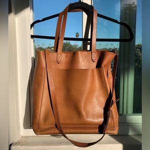 Madewell The Medium Transport Tote English Saddle OS